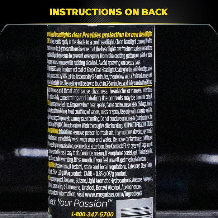 Meguiars Keep Clear Headlight Coating, 4 oz