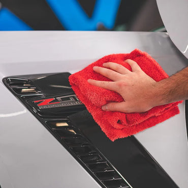 The Rag Company Eagle Edgeless Microfiber Towel, 500gsm 16x16"