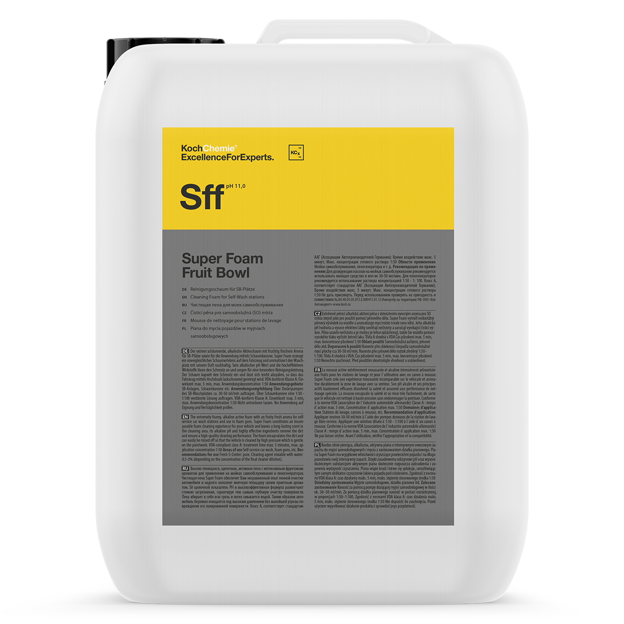 Koch-Chemie Super Foam Fruit Bowl 5L- Alkaline Wash