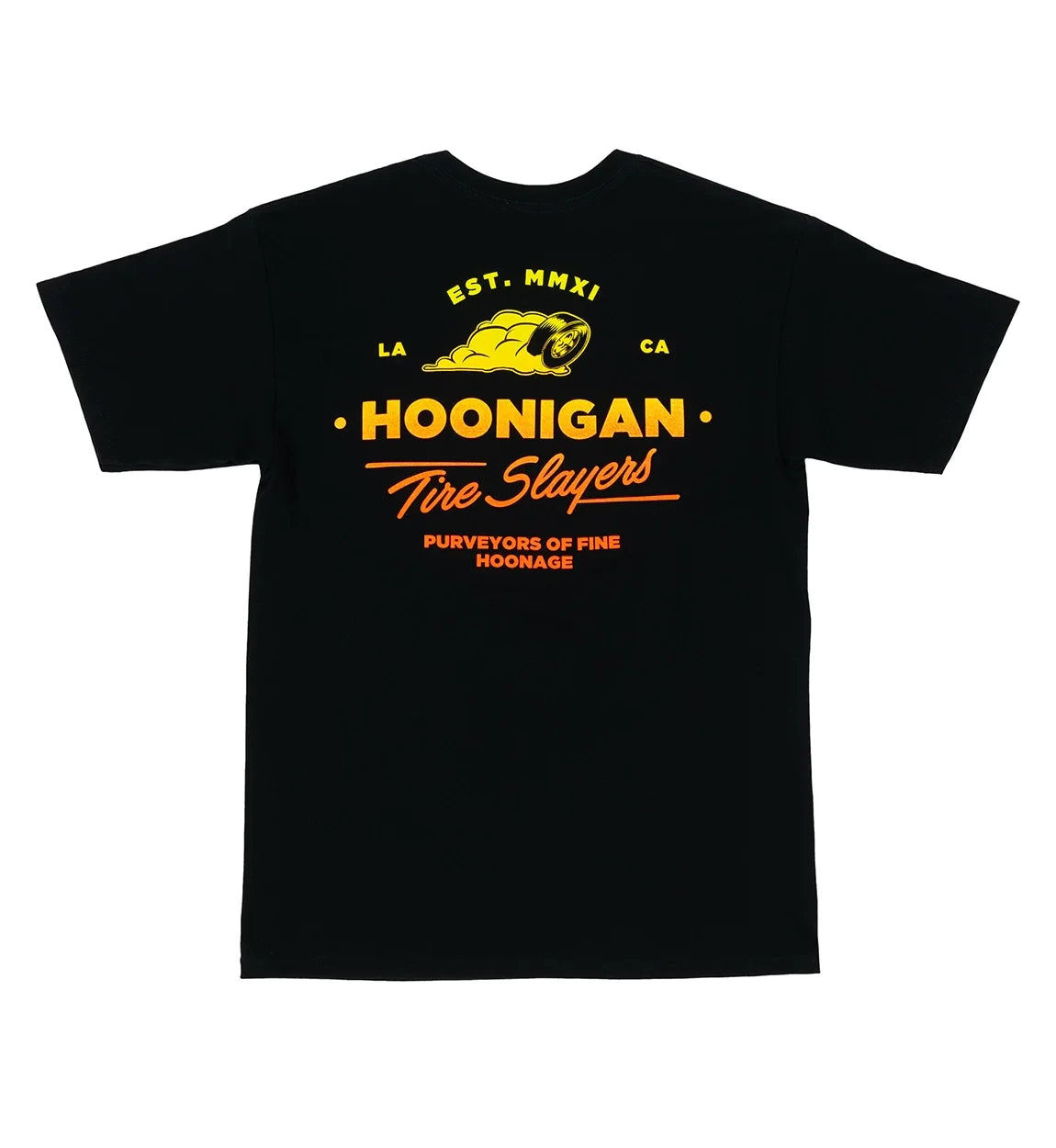 Hoonigan T-Shirt Tire Slayers Black/Orange