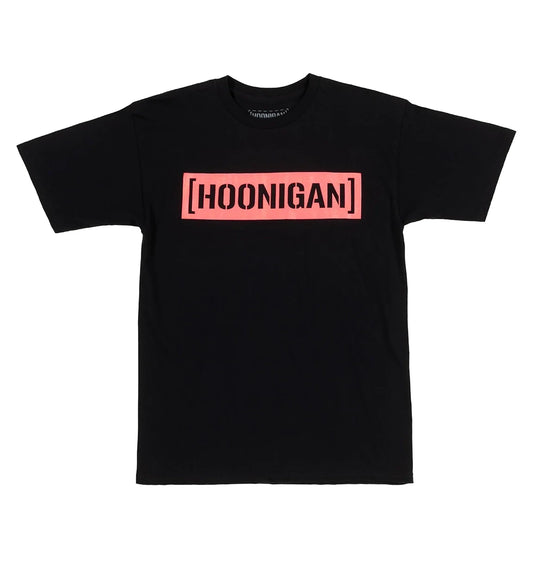 Hoonigan T-Shirt Censor Bar Coral