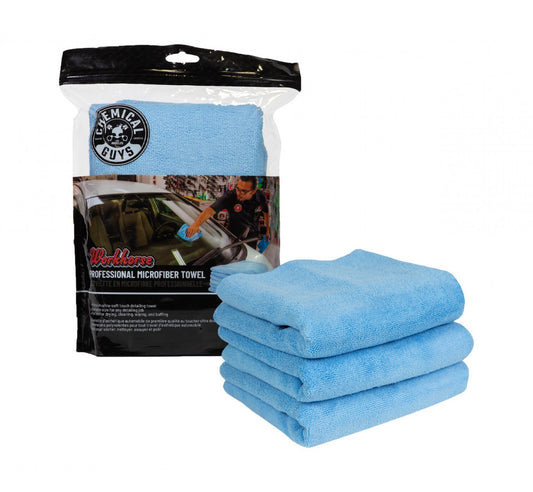 Chemical Guys Workhorse Professional Microfiber Drying Towel 16x16"