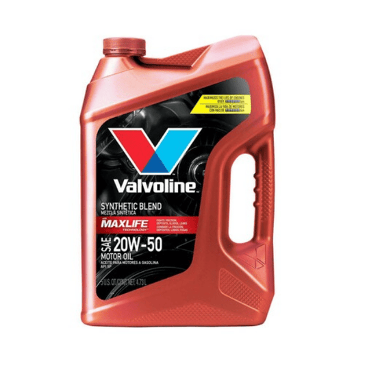 Valvoline 20w-50 Synthetic Blend with MaxLife Technology 5QT