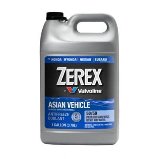 Zerex Antifreeze Coolant Asian Vehicle - Honda, Hyundai, Nissan, Subaru 1 Gallon