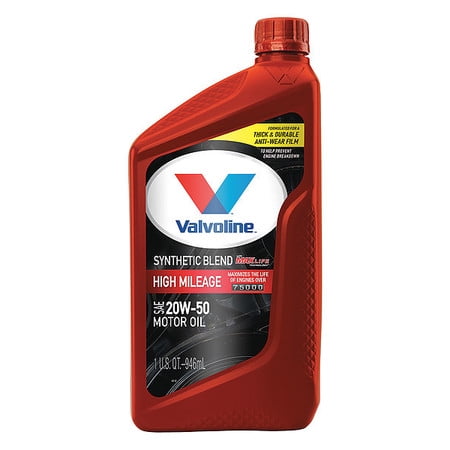 Valvoline 20w-50 Synthetic Blend with MaxLife Technology 1QT