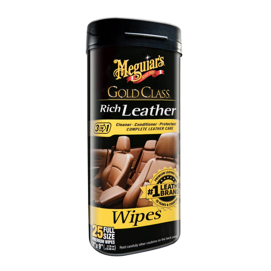 Meguiars Rich Leather Wipes