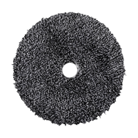 Buff and Shine URO Fiber® Microfiber Pad (Black/White Fibers) White Foam Interface - Cutting