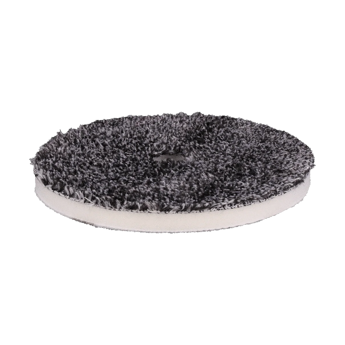 Buff and Shine URO Fiber® Microfiber Pad (Black/White Fibers) White Foam Interface - Cutting