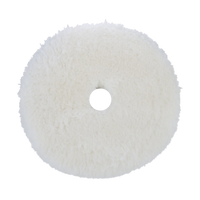 Buff and Shine Natural 100% Knitted Wool (Edge Bevel) URO Wool® Pad - Heavy Pile Cutting