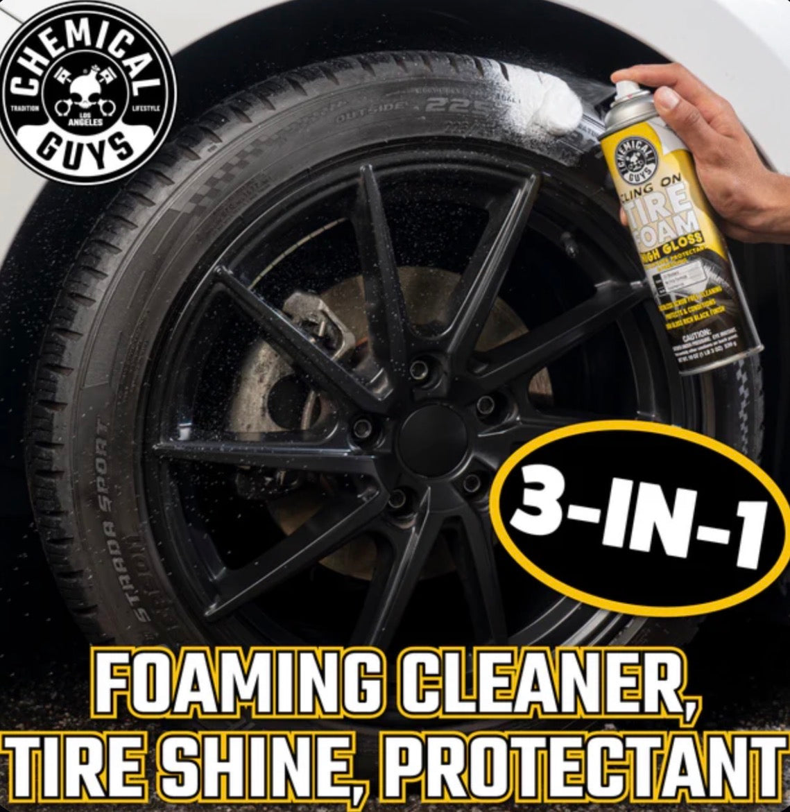 Chemical Guys Cling On Tire Foam Tire Shine