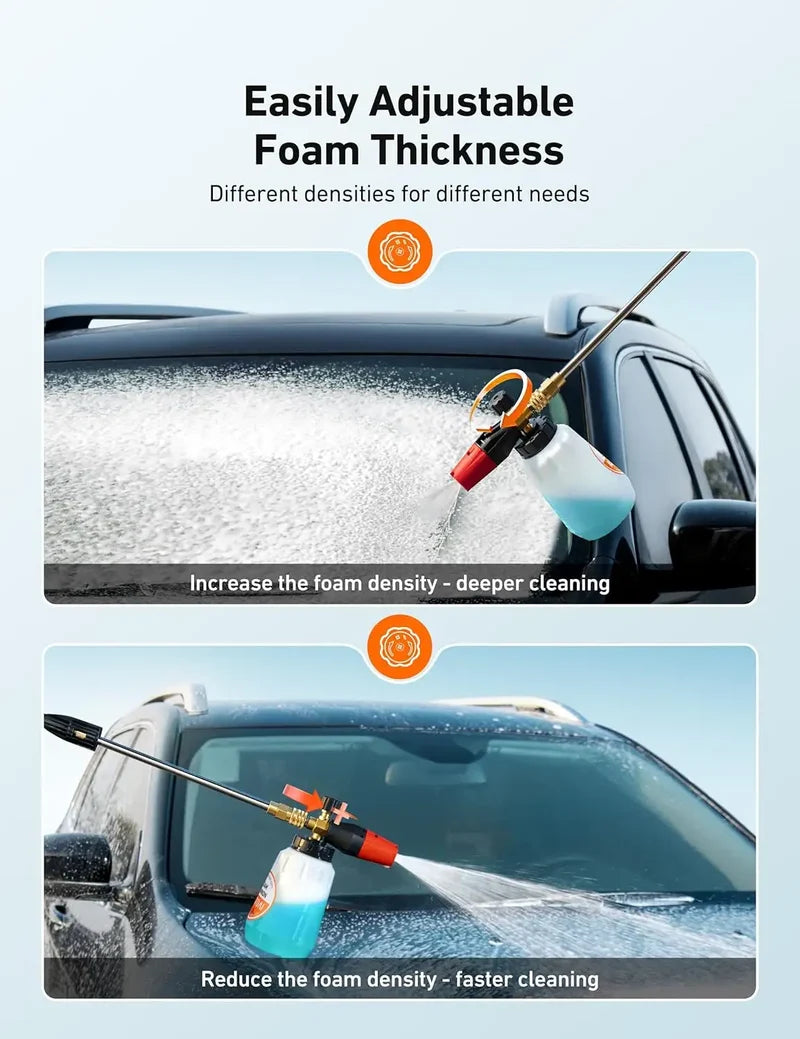 AstroAI Foam Cannon, Wide Neck, 1L Bottle